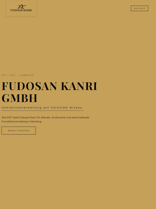 Fudosan Kanri Tablet Ansicht